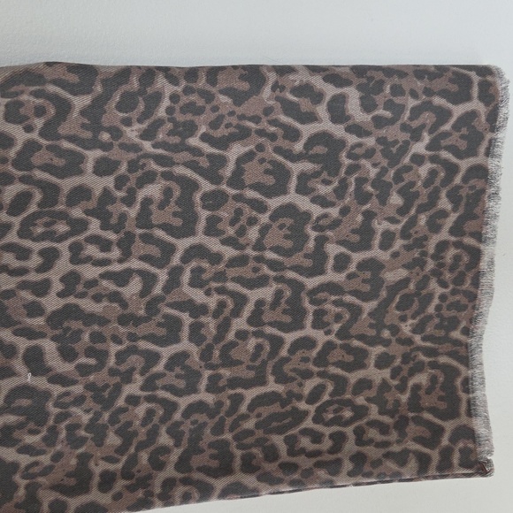 Leopard Print Wide Leg Denim Jeans Size 12 NWOT - Picture 11 of 14